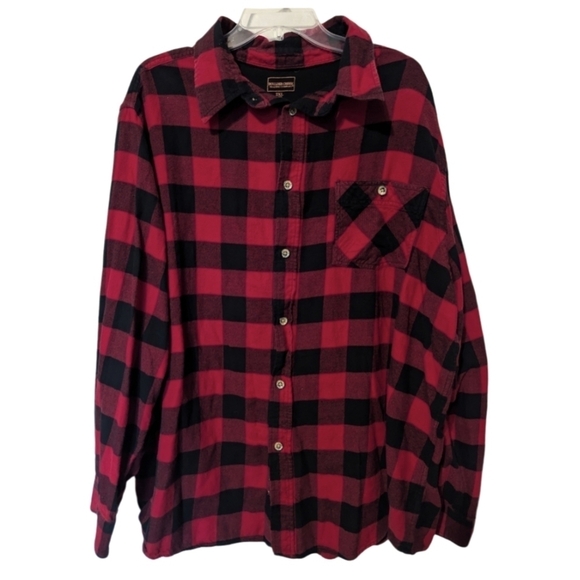 Boulder Creek Trading Company 2XL mens flannel buffalo check shirt - Picture 1 of 4